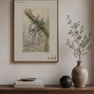 Cloudforest Orchid Print – Extinct Andean Epiphyte, Gothic Botanical Art (Digital Download) image 3