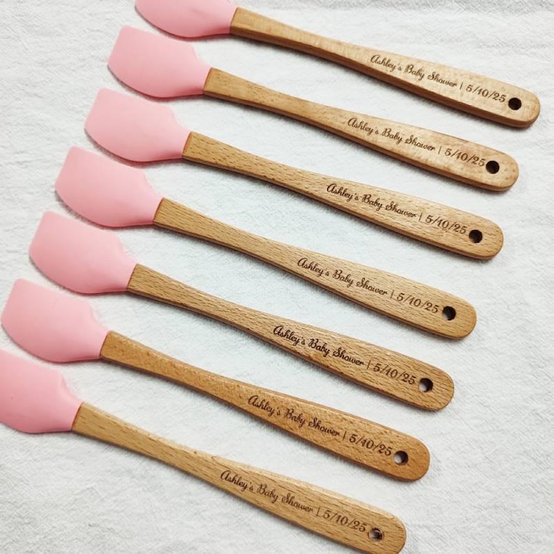 Personalized Engraved Spatula Sets,fall Baby Shower Favors in Bulk ...