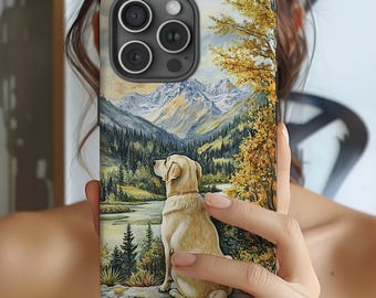 Labrador Retriever Dog Phone Case, Tough Cases, Dog Lover Gift, Pet Memorial, Case for iPhone 17 16 15 14 13 12Pro Max Samsung and Google