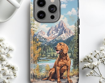 Bloodhound Dog Phone Case, Dog Lover gift Memorial, Bloodhound Phone case for iPhone 17 16 15 14 Pro Max Samsung Galaxy S25 S24 and Google