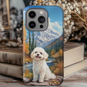 Bichon Frise Phone Case, Bichon Frise Dog Lover gift Memorial, Bichon Frise, Phone case for iPhone Pro Max Samsung Galaxy S25 S24 and Google
