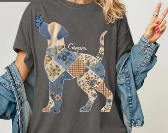 Boerboel dog mama shirt custom dog gifts, memorial dog, Boerboel , Owner Dog Mom, silhouette Shirt, Dog boho vibes Boerboel dog