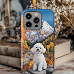 Bichon Frise Phone Case, Bichon Frise Dog Lover gift Memorial, Bichon Frise, Phone case for iPhone Pro Max Samsung Galaxy S25 S24 and Google