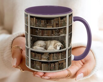 Great Pyrenees Dog Mug - Vintage Coffee Cup for Great Pyrenees Moms, Dog Lover Gifts, Great Pyrenees Lovers Tea Cup