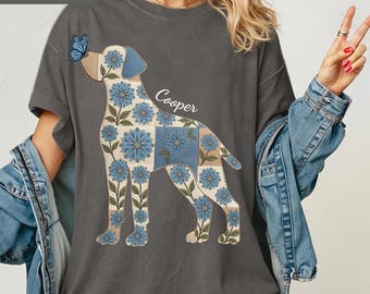 Boerboel dog mama shirt custom dog gifts, memorial dog, Boerboel , Owner Dog Mom, silhouette Shirt, Dog boho vibes Boerboel  dog