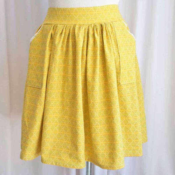 Small yellow full skirt