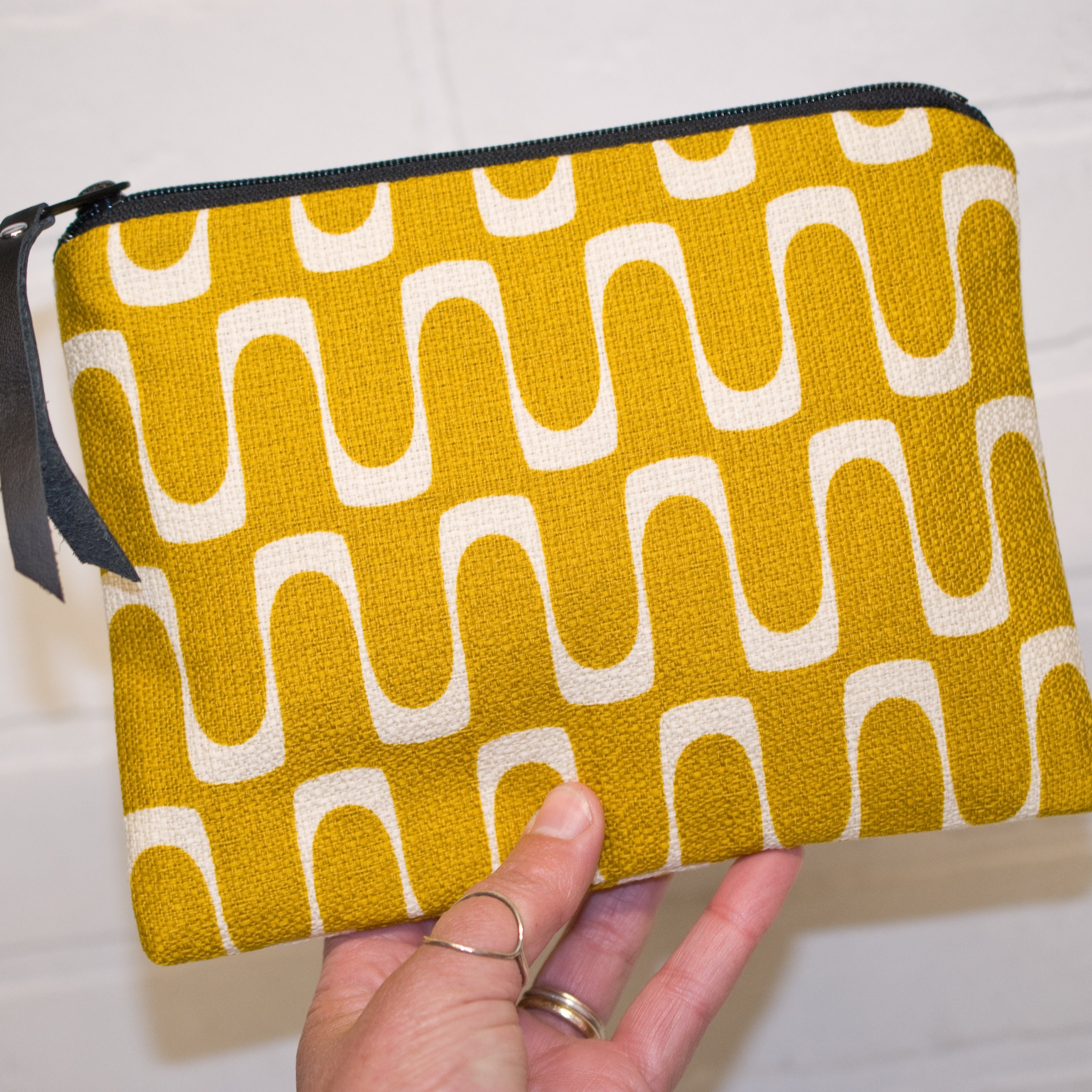 yellow pouch bag
