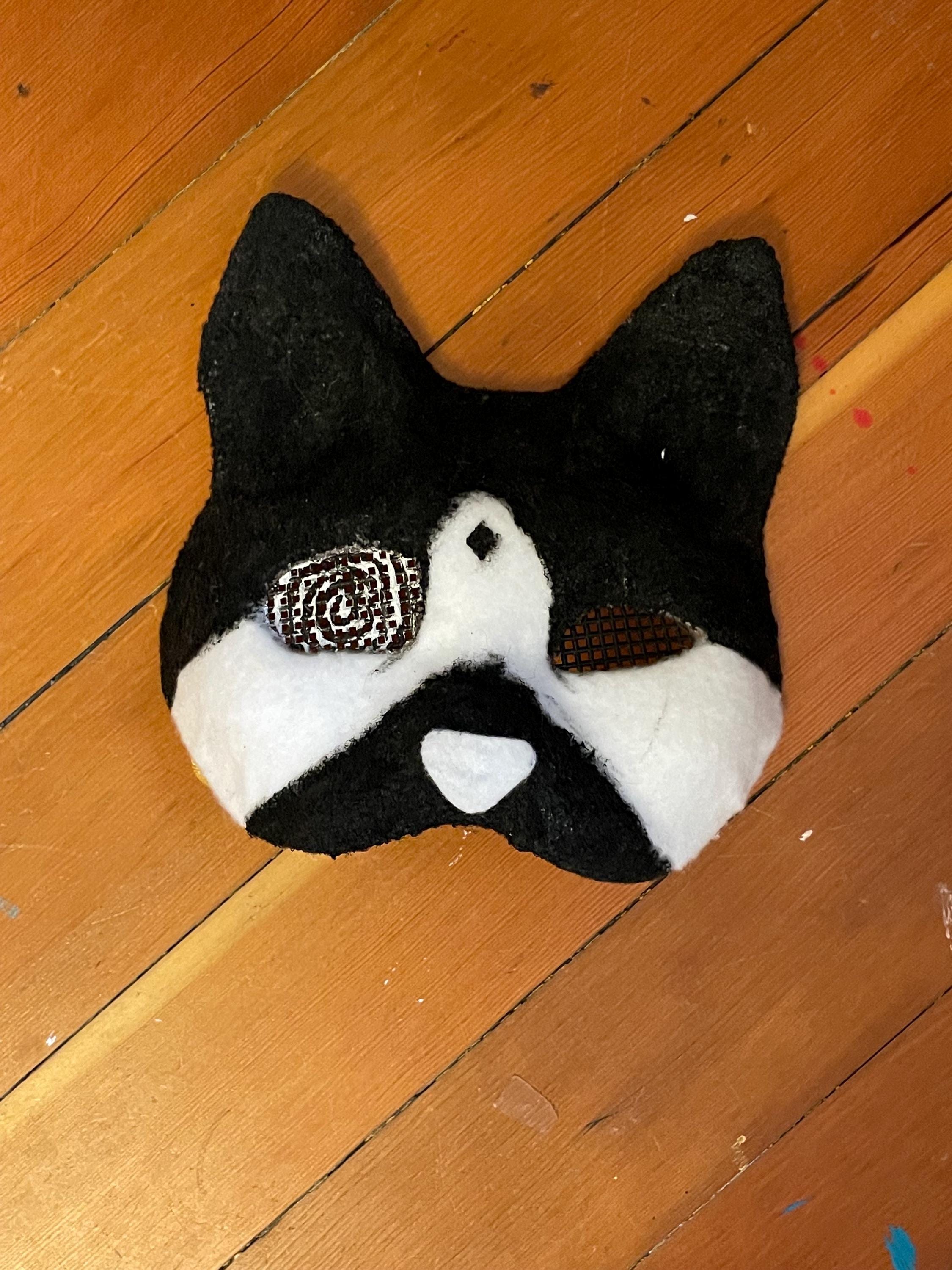 Tuxedo cat therian mask gear