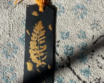 gold leaf bookmark