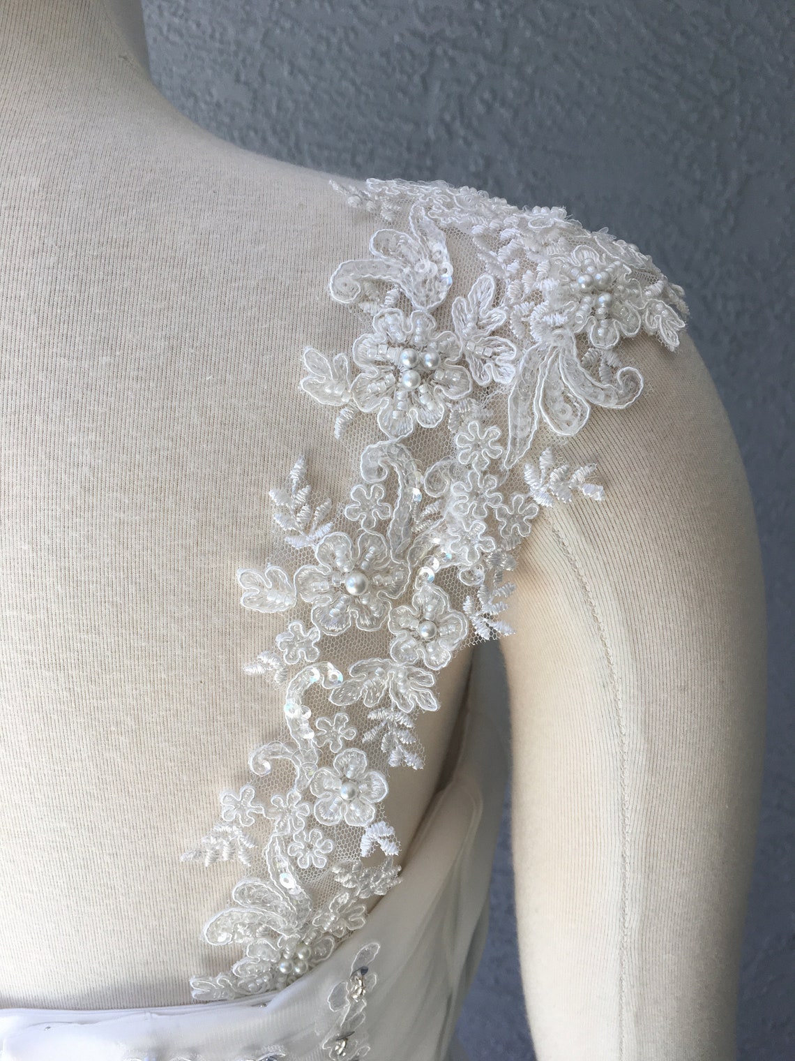 lace bridal straps