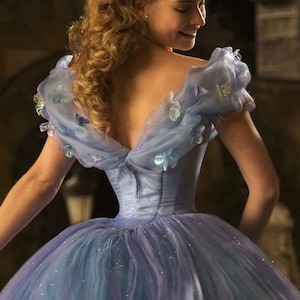 Cinderella Detachable Illusion Tulle off the Shoulder Lace Straps Cap ...