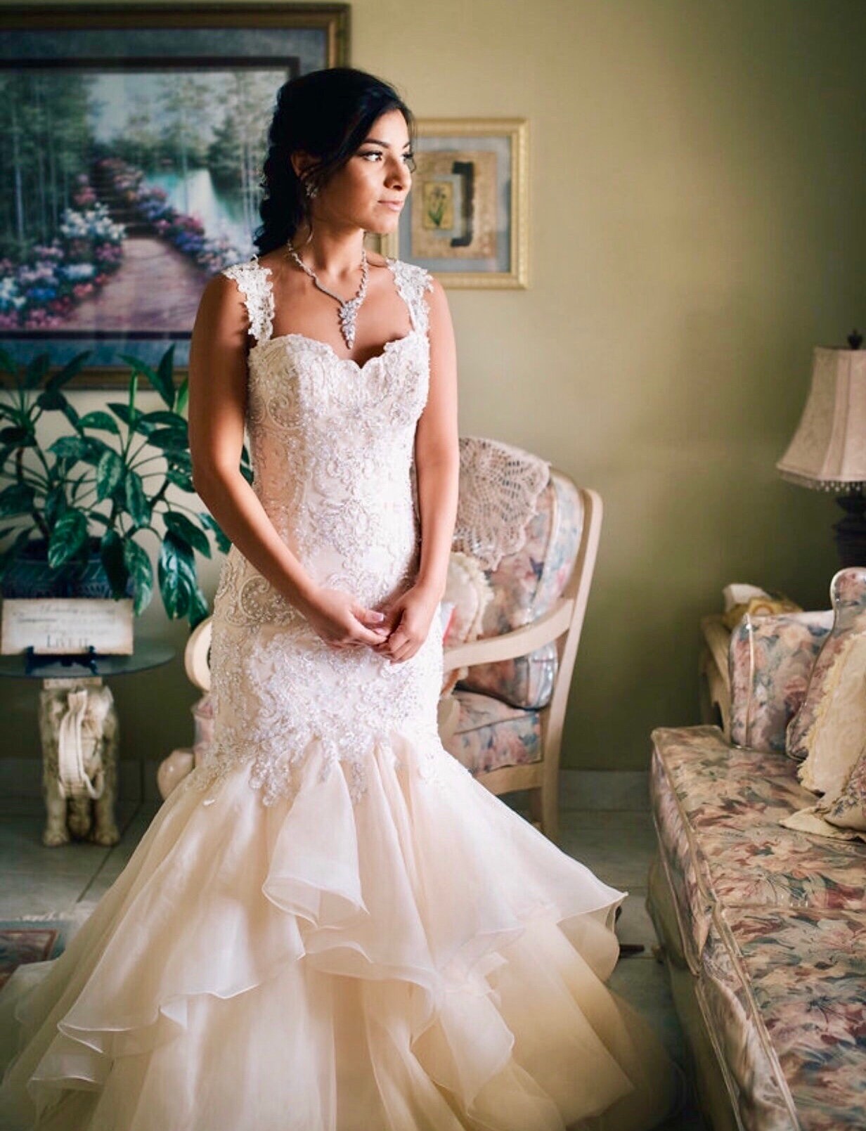 Detachable Ivory Beaded Lace Straps to Add to your Wedding | Etsy