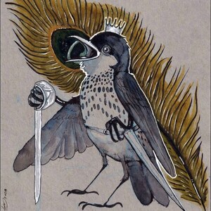 Goetia: Concerning Things to Come, Caym Print