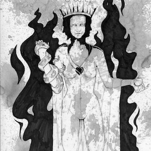 Major Arcana Tarot Print : The Lovers