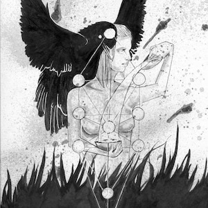 Major Arcana Tarot Print : Temperance