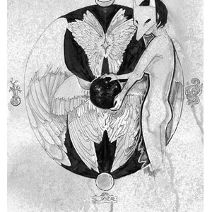 Major Arcana Tarot Print : Wheel of Fortune