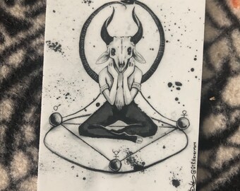 The Devil Tarot Sticker