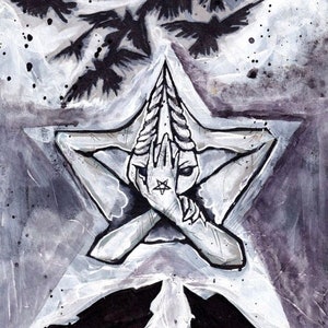 Goetia: The Pentagram Earl, Decarabia Print