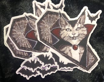 Dracula’s Cat Sticker