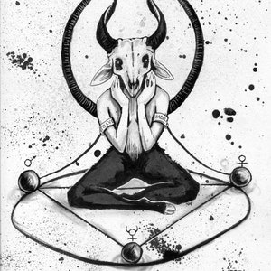 Major Arcana Tarot Print : The Devil