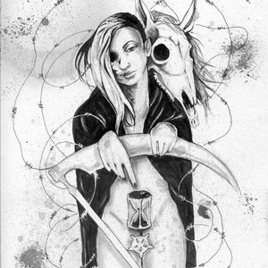 Major Arcana Tarot Print : Death