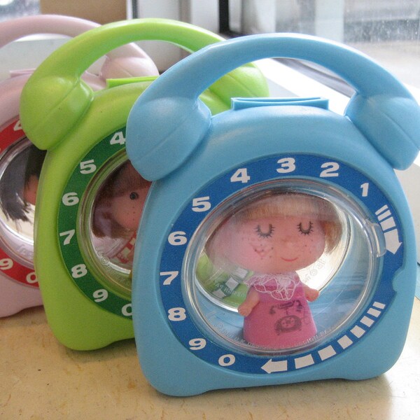 Vintage Ting-a-Ling Tina Doll in plastic telephone