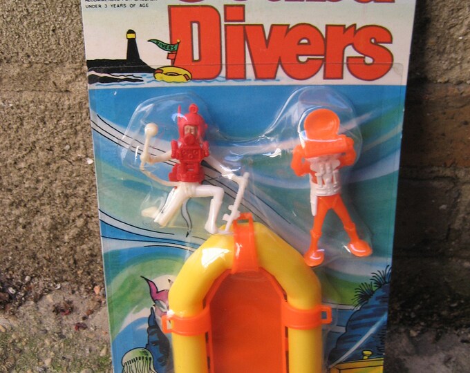 1970's Scuba Diver Toys Never Been Opened Etsy