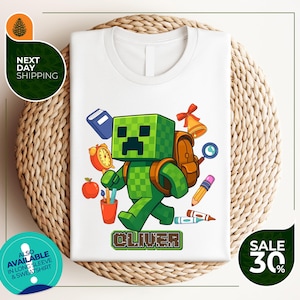 Custom Gamer Back To School Shirt | Gamer Boys Shirt | Preppy Back To School Shirt | First Day Of School Shirt | Kids Back School Shirt
