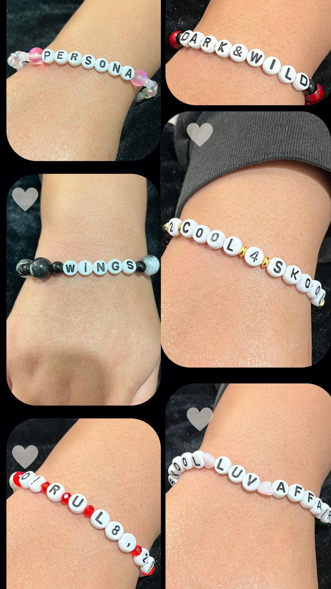 BTS Album Bracelets - Etsy