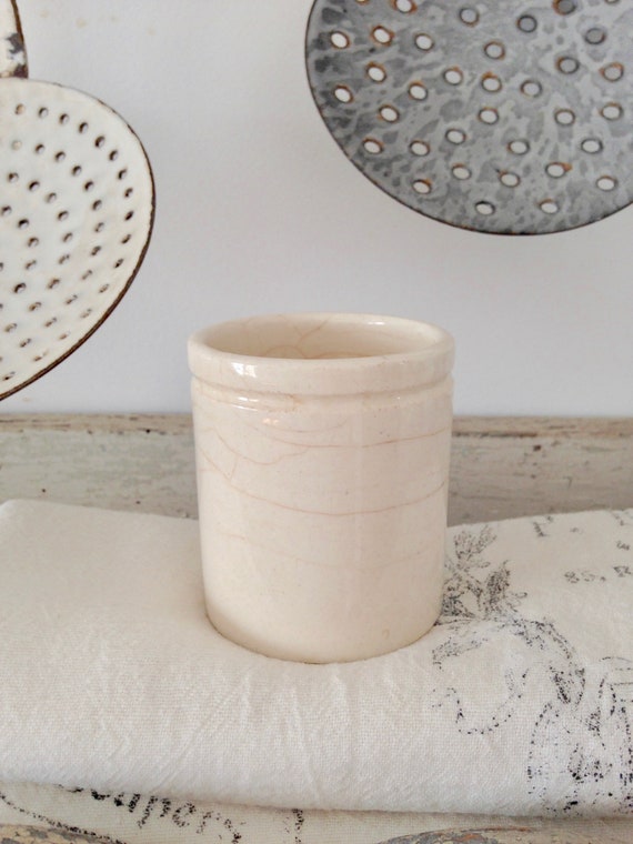 Ironstone Jam pot from My Petite Maison on Etsy.