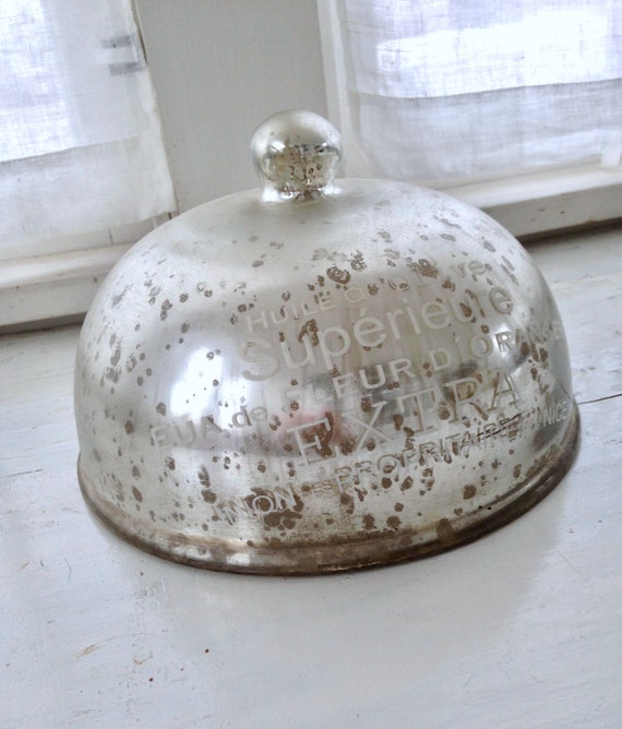 Jeanne D'Arc mercury glass dome