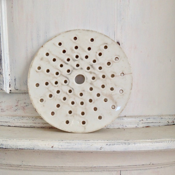 Antique French ironstone berry drainer from My Petite Maison on Etsy.
