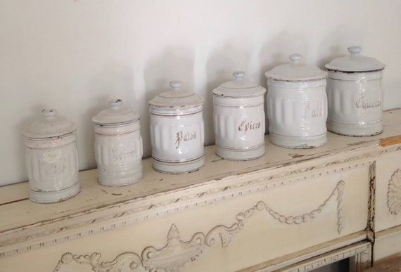 Vintage French canisters