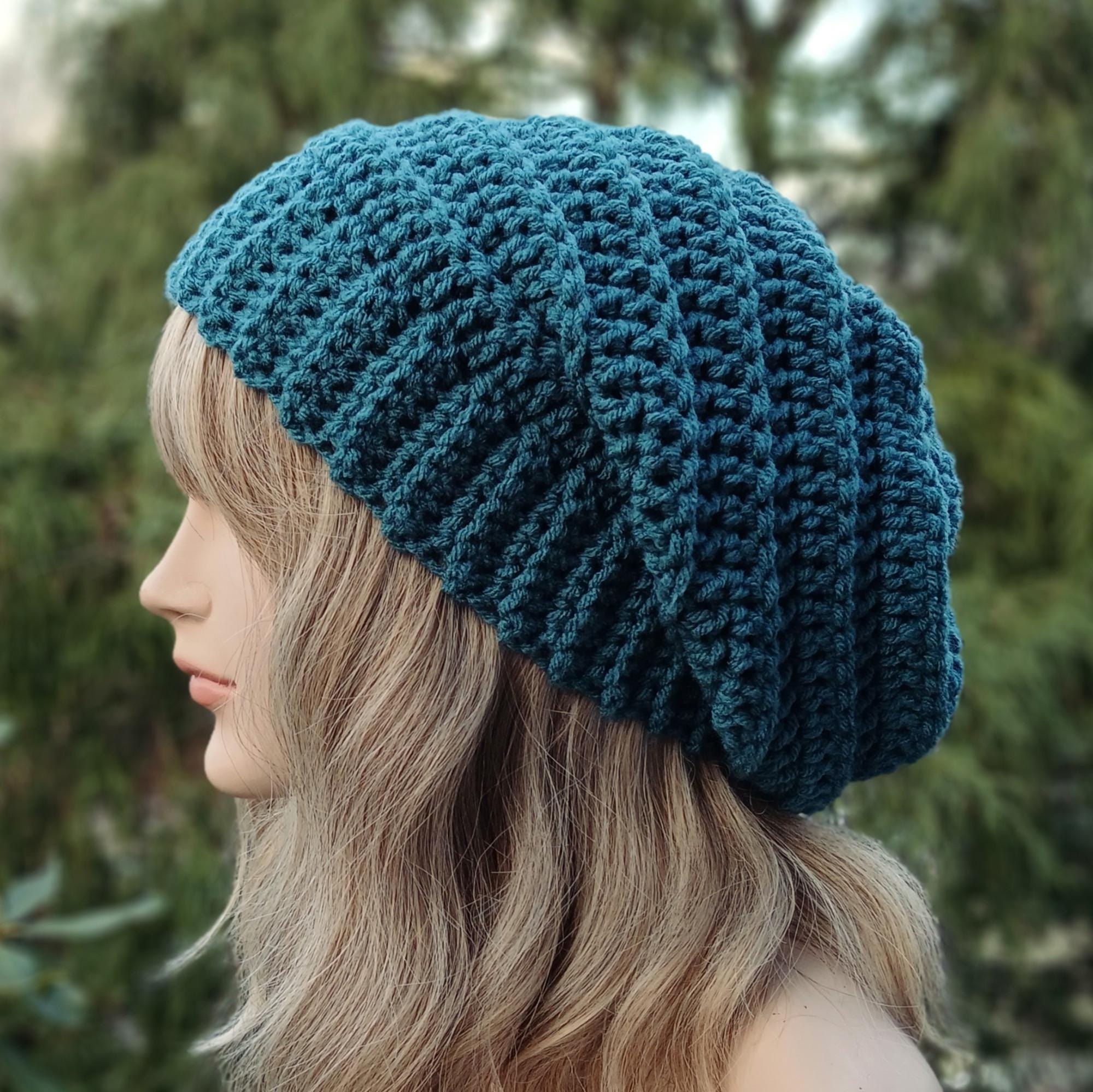 Surblue Slouchy Winter Beanie - Soft Knit Cuffed Hat For Men & Women