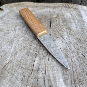 Oak Damascus Sgian Dubh