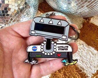 Satellite Inspired “Stomper” Enamel Keychain - Harry LOT