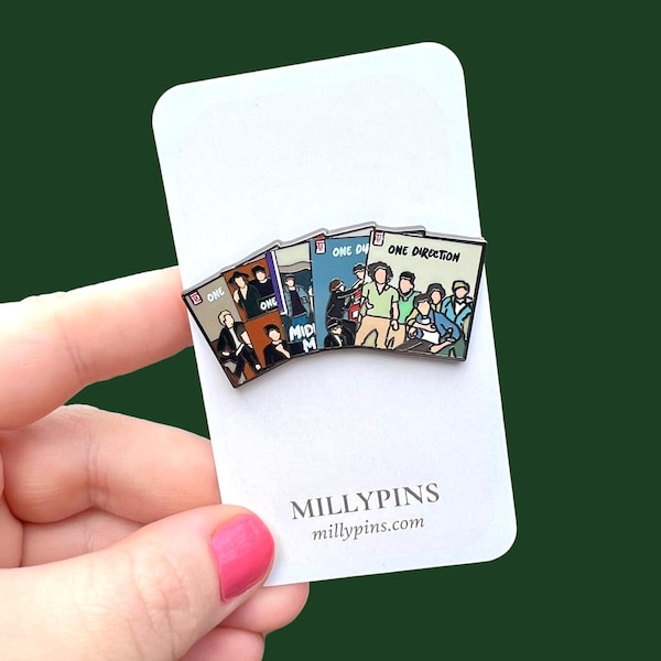 One Direction Albums Enamel Pin | Collector's Pin for Fans | Unique 1D Music Merchandise