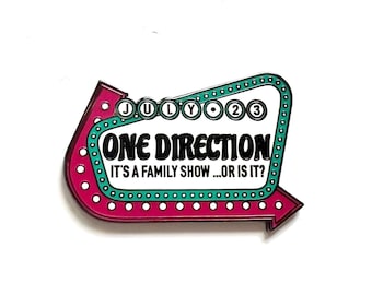 One Direction “It’s a Family Show… Or Is It?” Enamel Pin | 1D Merch