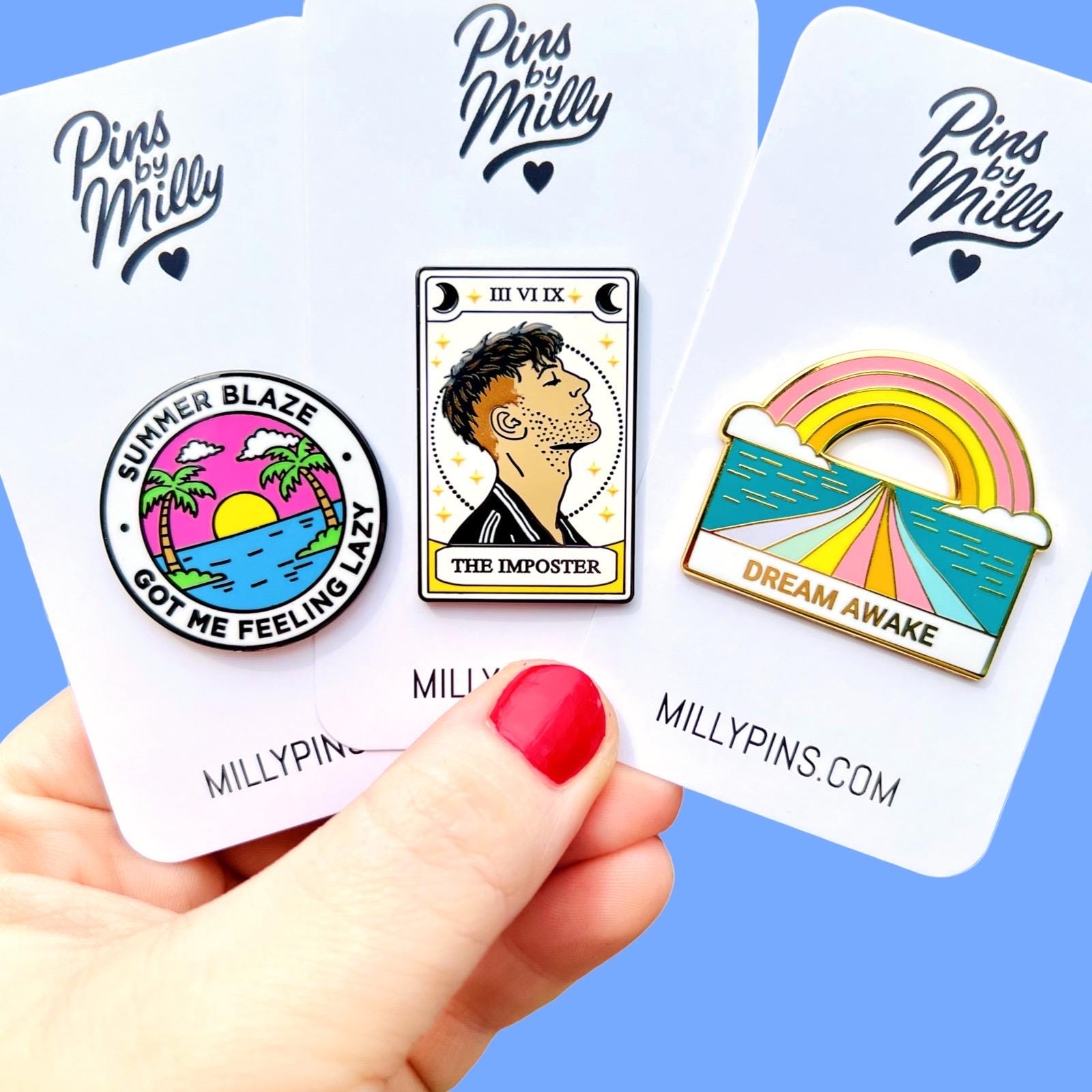 Imposter Pin Louis Tomlinson HDIGH โthe Imposterโ Inspired Tarot Enamel Pin - Etsy