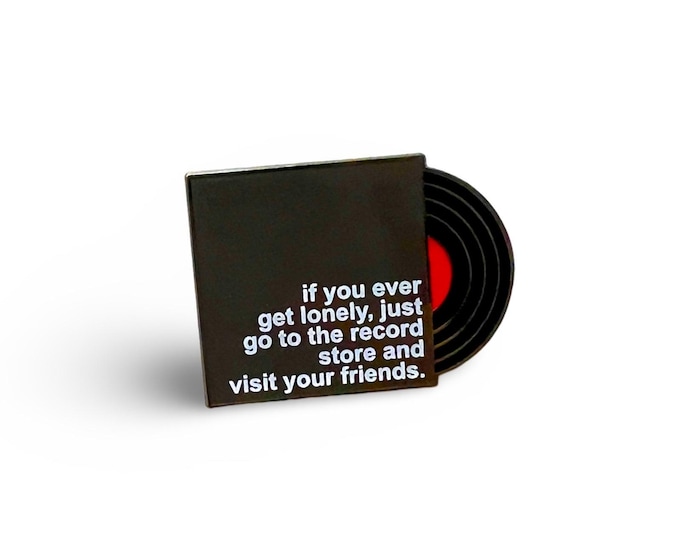 Almost Famous Vinyl Enamel Pin – Retro Movie Pin, Music Lover Accessory, 70s Rock Nostalgia, Perfect Gift for Fans of Almost Famous