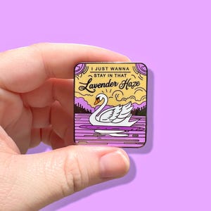 Taylor Inspired “Lavender Haze” (Midnights) Enamel Pin - Gift for Swifties