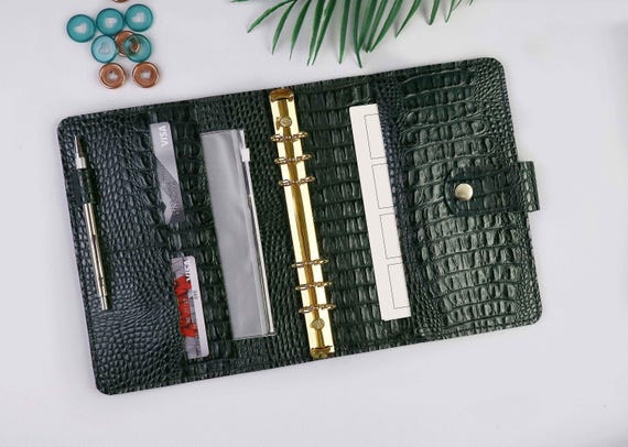A5 binder planner- A6 planner cover - A 5 planner binder leather - portfolio binder