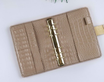 A5 binder planner- A6 planner cover - A 5 planner binder leather - portfolio binder