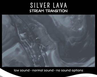 Silver Lava Stream Transition, Animated Stinger