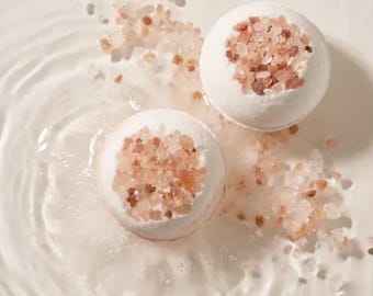 Bombas de baño de magnesio para relajación y sueño / Baño de lujo tipo spa / Regalo para aliviar los músculos, el estrés y el autocuidado / Hecho a mano en pequeñas cantidades
