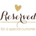 Custom Listing for Bernadette