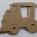4 TRAIN - Style 1 - Raw Alterable CHiPBOARD Bare Die Cuts