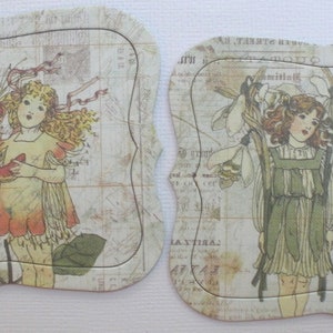 MEETiNG A FAiRY Chipboard Alphabet Letters and Note Die Cuts 1.5 inch Letters 52 Piece Set image 3