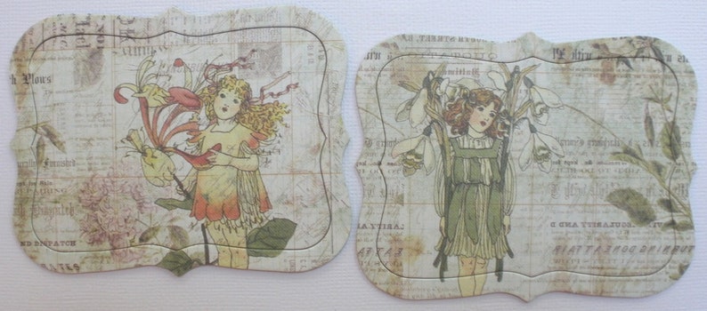 MEETiNG A FAiRY Chipboard Alphabet Letters and Note Die Cuts 1.5 inch Letters 52 Piece Set image 3