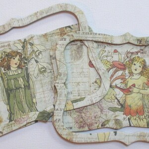 MEETiNG A FAiRY Chipboard Alphabet Letters and Note Die Cuts 1.5 inch Letters 52 Piece Set image 4